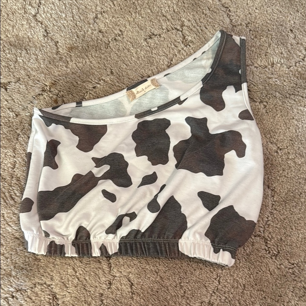 Altar'd State Black and White Patterned Top